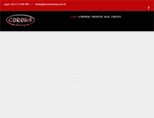 Tablet Screenshot of coronaracing.com.br